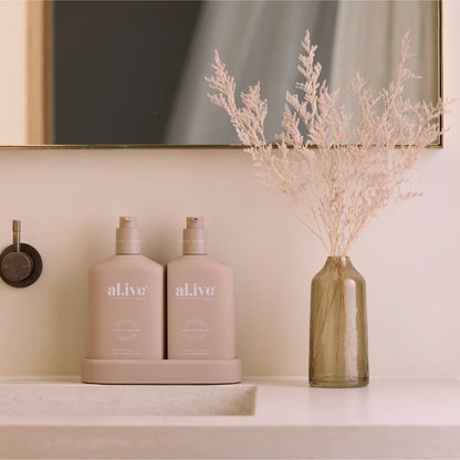 BATHROOM WASH &amp; LOTION DUO - APRICOT &amp; SWEET FIG
