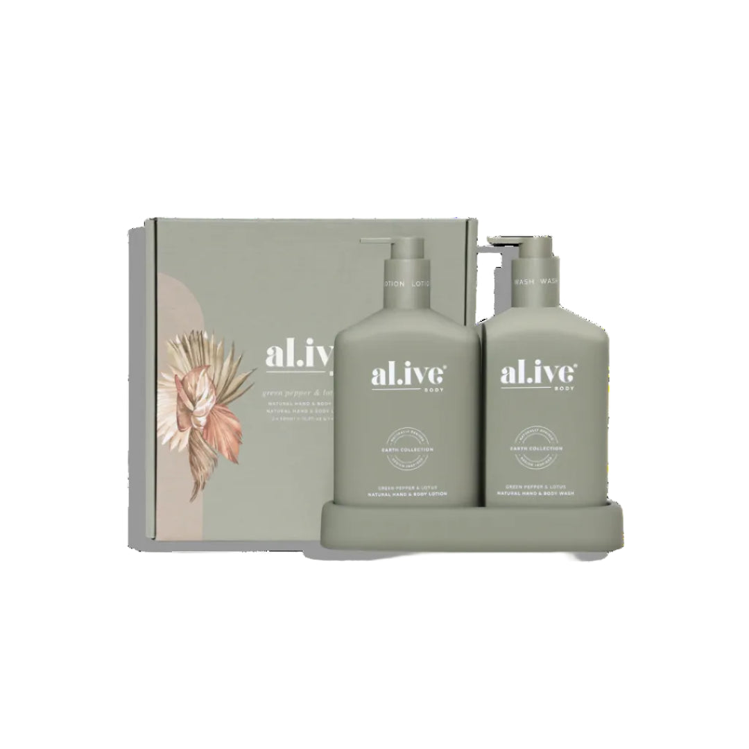 BATHROOM WASH &amp; LOTION - GREEN PEPPER &amp; LOTUS