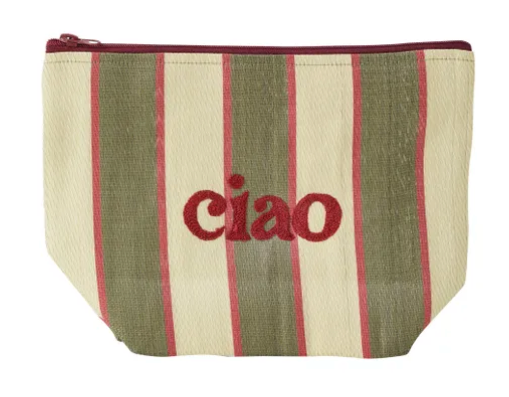 Ciao Recycled Pouch 30x10x19cm Olive