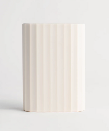 RIBBED SILICONE SLEEVE - BONE