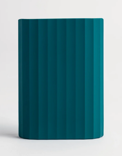 RIBBED SILICONE SLEEVE -TEAL