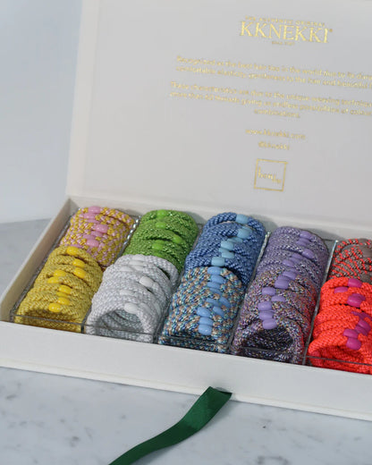 KNEKKI HAIR TIES - SKY BLUE