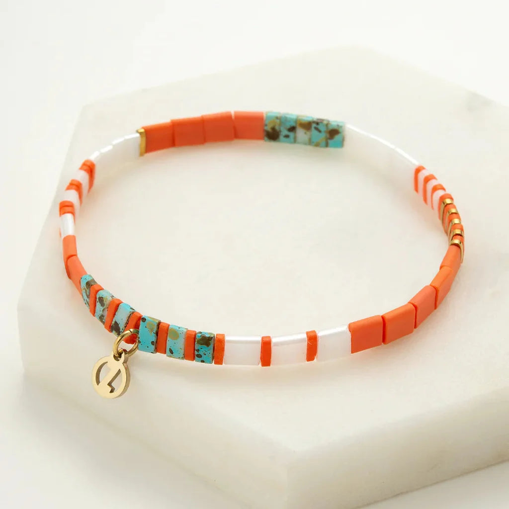 TILE BRACELET - CORAL