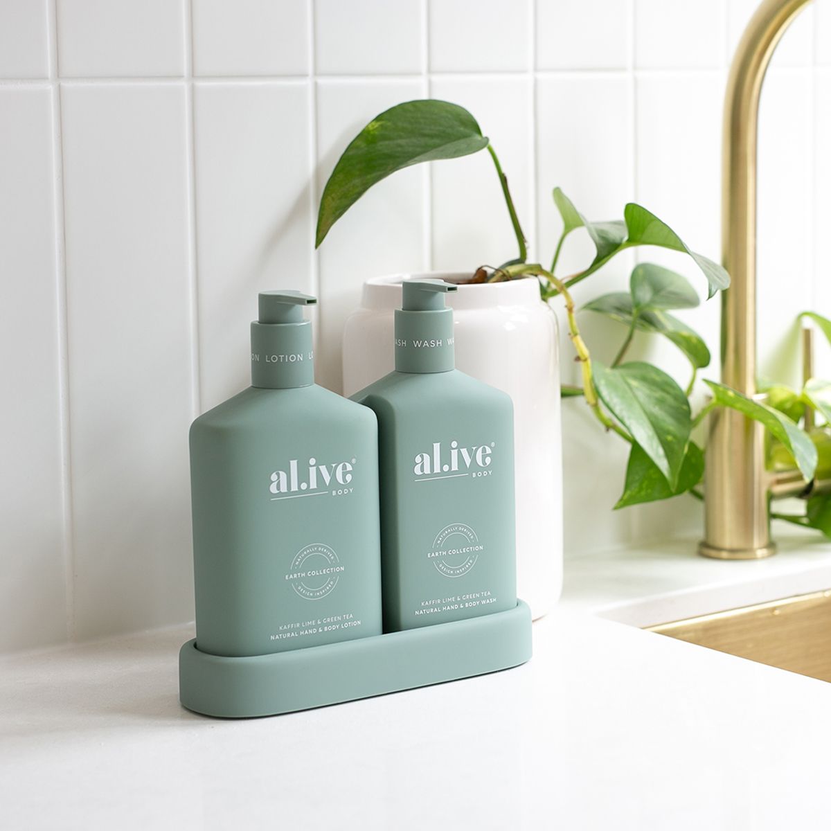 Alive Body Kaffier Lime &amp; Green Tea DUO