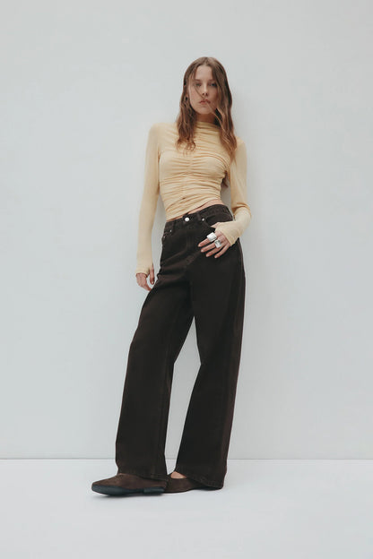 MARTI MESH TOP - BUTTER