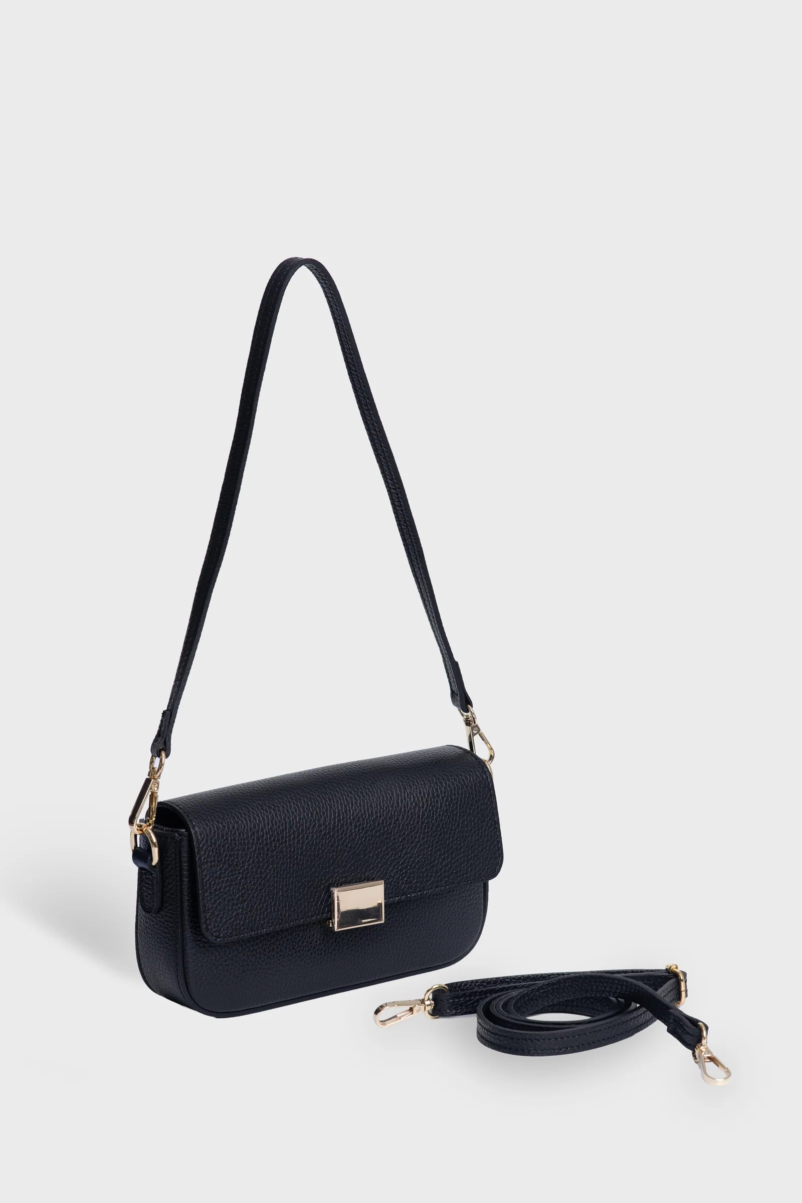 BIANCA SHOULDER BAG - BLACK