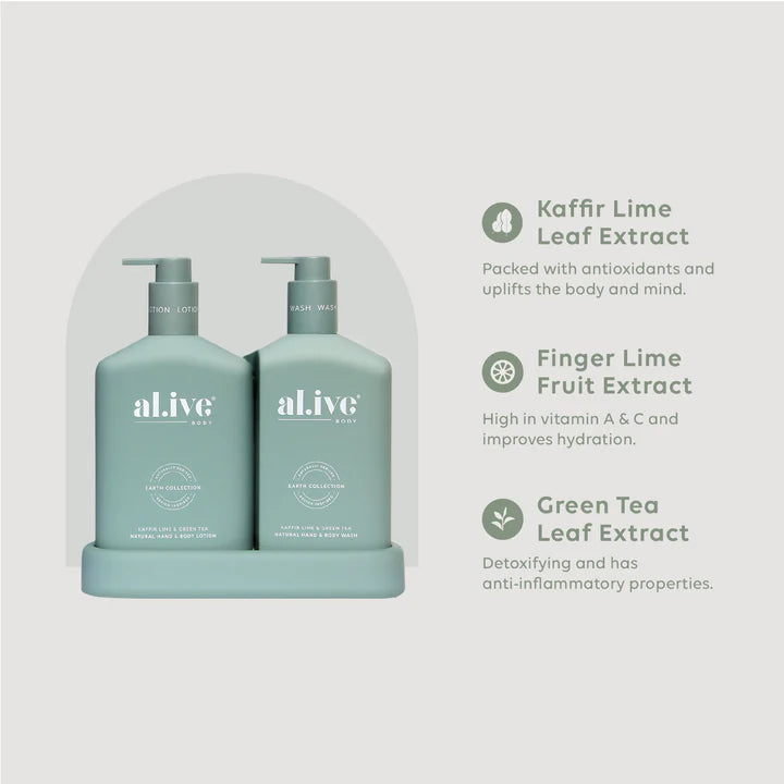 Alive Body Kaffier Lime &amp; Green Tea DUO